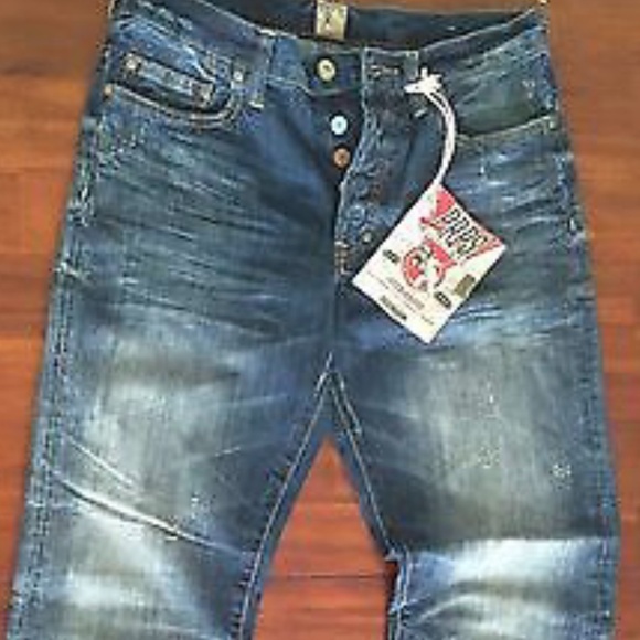 Men's PRPS Barracuda Distress Denim Jeans - Picture 2 of 4